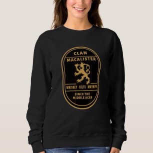 Sudadera Clan MacAlister Ascendencia Escocesa Juegos de las