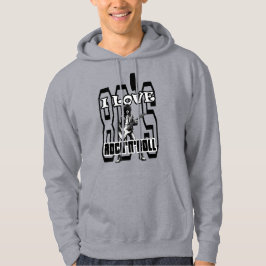 Sudadera Clara Print - Me encanta el Rock’n’Roll de los 80