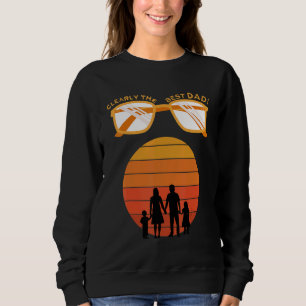 Sudadera Claramente, el mejor día del padre simple
