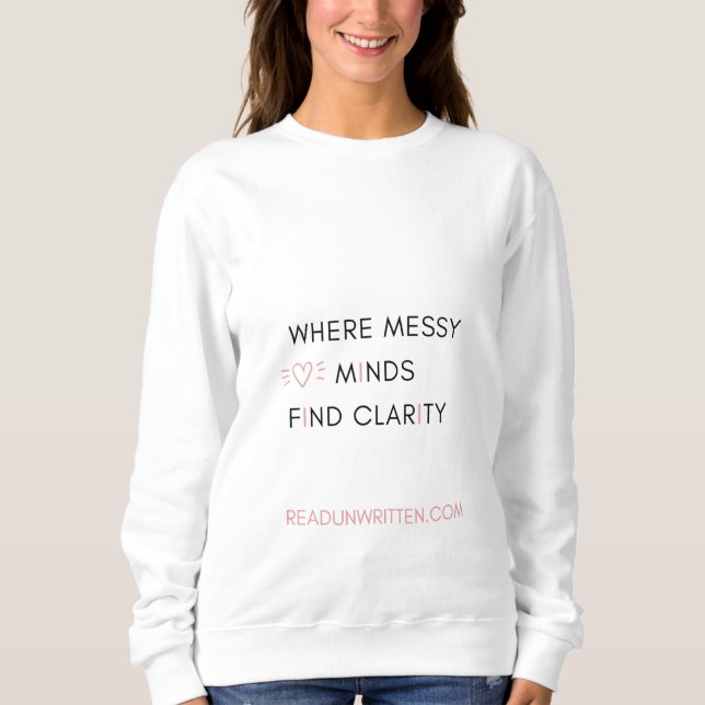 Sudadera Clarity Heart (Anverso)