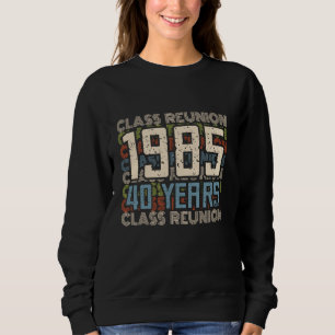 Sudadera Clase 1985 Alumnos de secundaria 40 años después