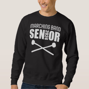 Sudadera Clase 2024 Senior Bass Drum de la Banda de Marcha 