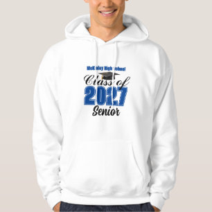 Sudadera Clase Azul de 2027 Clase Superior Escuela Secundar
