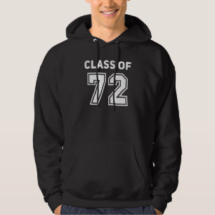 Sudadera Clase de 1972 Reunión de exalumnos de secundaria u