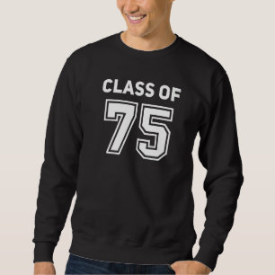 Sudadera Clase de 1975 Reunión de exalumnos de secundaria y