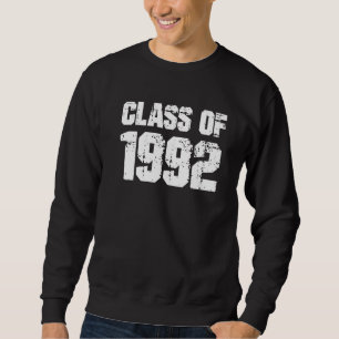 Sudadera Clase De 1992 Escuela Secundaria Reuni