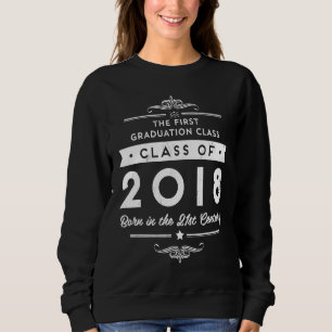 Sudadera Clase de 2018 Graduación Milenial Siglo 21