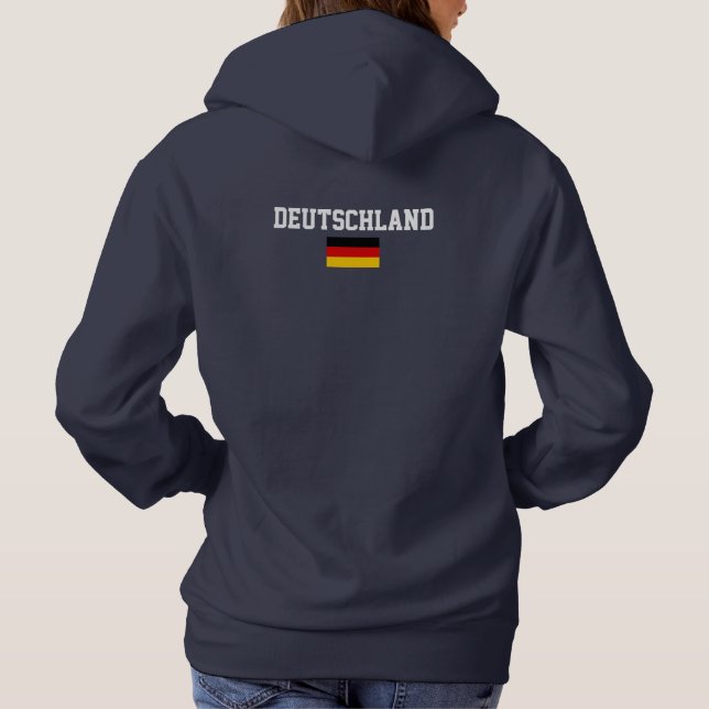 Sudadera Clase de 2020 su país y bandera (Reverso)