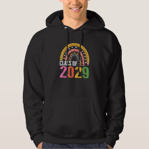 Sudadera Clase De 2029 Senior 2029 Boho Rainbow Grow Con M