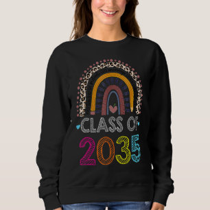 Sudadera Clase De 2034 Graduado Preescolar De Color Arcoiri