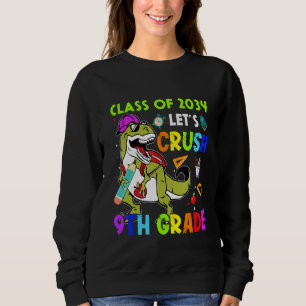 Sudadera Clase de 2034 Vamos a Aplastar la Espalda de Dinos