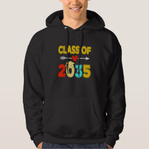 Sudadera Clase de 2035 Crece Conmigo Graduación de Kinder