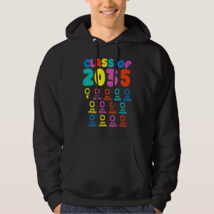 Sudadera Clase De 2035 Crecer Con Me Checklist Graduation C