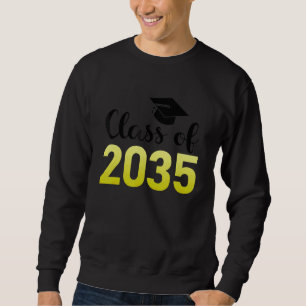 Sudadera Clase De 2035 Crecer Con Mis Huellas De Mano Se En