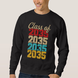 Sudadera Clase De 2035 Para Hombres Graduados Vintage