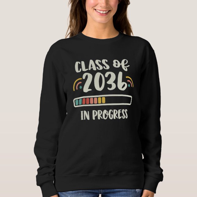 Sudadera Clase De 2036 En Curso En La Escuela Virtual Gr (Anverso)