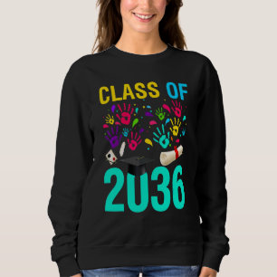 Sudadera Clase De 2036 PreK Crecer Con La Enseñanza De Grad