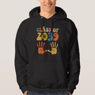 Sudadera Clase de 2039 Crece Conmigo Huella Pre K 12º Grado