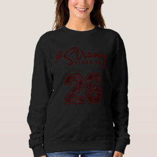 Sudadera Clase De 26 Graduados Fuertes De Maroon De 2026