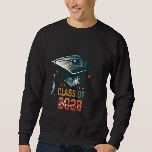 Sudadera Clase De Grado Futuro De La Escuela Superior De Gr (Anverso)