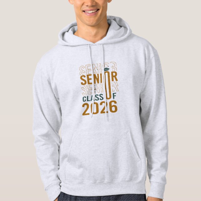 Sudadera Clase de último año 2026 (Anverso)