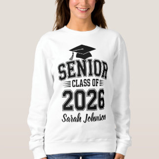 Sudadera Clase Graduada 2026 Personalizado Nombre