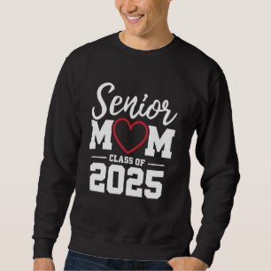 Sudadera Clase Senior De Mamá De 2025 Orgullosa Madre De Gr