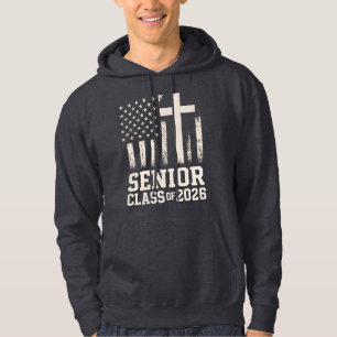 Sudadera Clase Superior 2026 Bandera Cruz EE. UU.