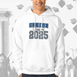 Sudadera Clase superior de azul retro 2025