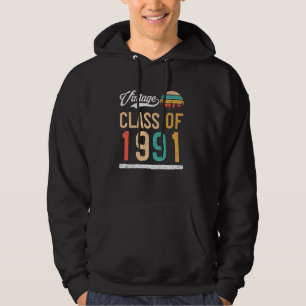 Sudadera Clase Vintage de 1991 High School o College Gradu
