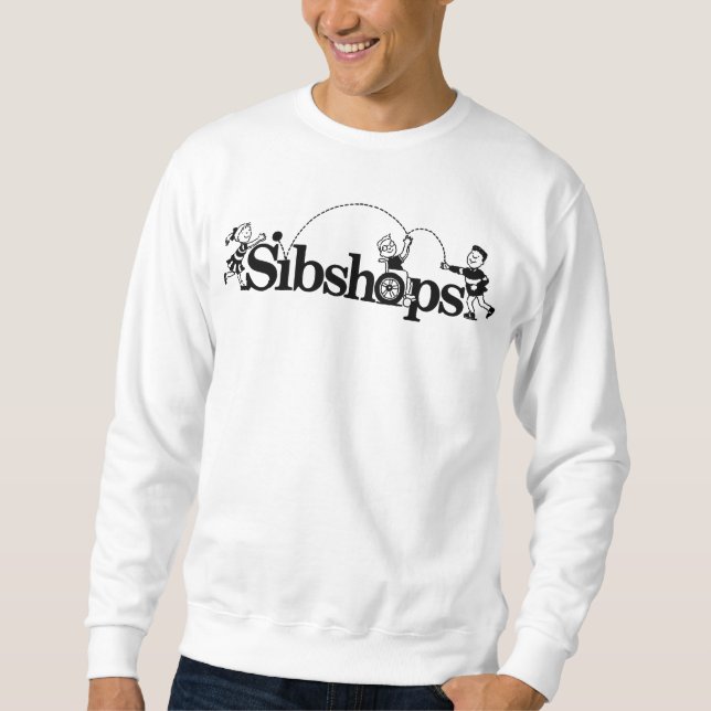 Sudadera Clásica con Logo Negro (Anverso)