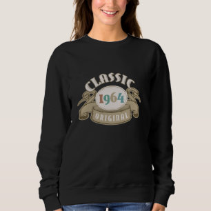 Sudadera Clásico 1964 Cumpleaños original 60 años