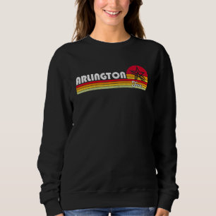 Sudadera Clásico Años 70 80 Recuerdo Vintage Retro Arlingto