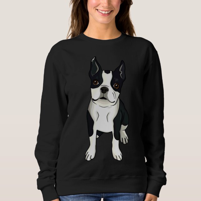 Sudadera Clásico de Boston Terrier (Anverso)