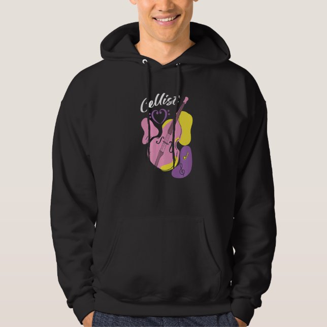 Sudadera Clásico de la orquesta musical de instrumentos mus (Anverso)