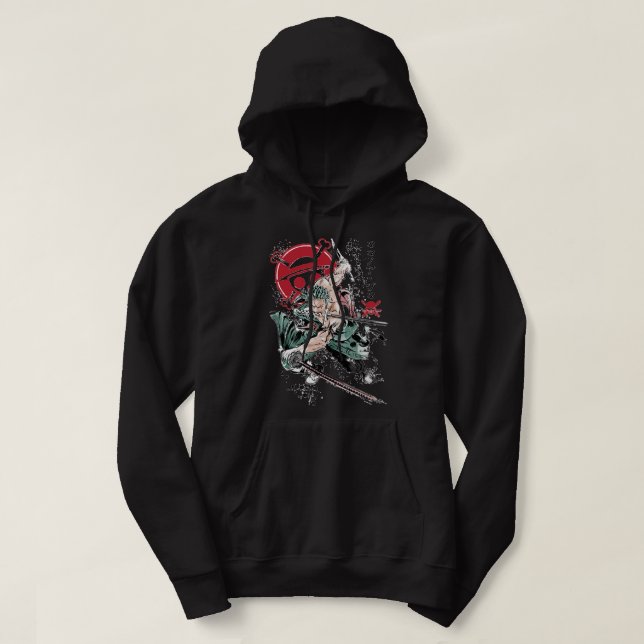 Sudadera Clásico de One    PieceRoronoa Zoro      (Diseño del anverso)