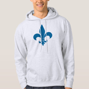 Sudadera Clásico de patrón de flor de lis de Francia