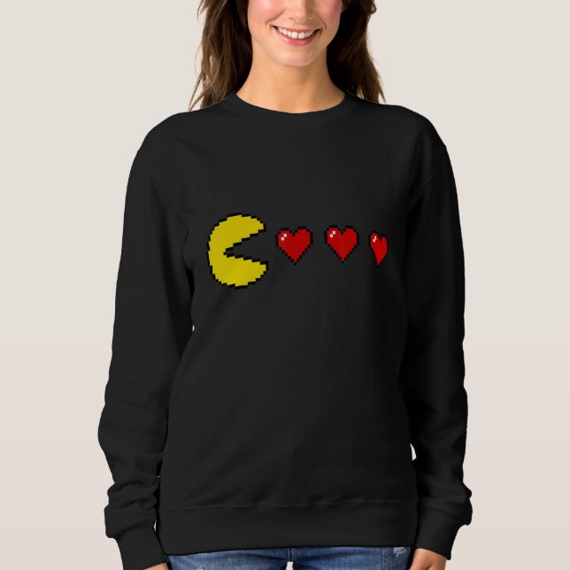 Sudadera Clásico Juego Retro Arcade de 8 bits de los 80s Sa (Anverso)