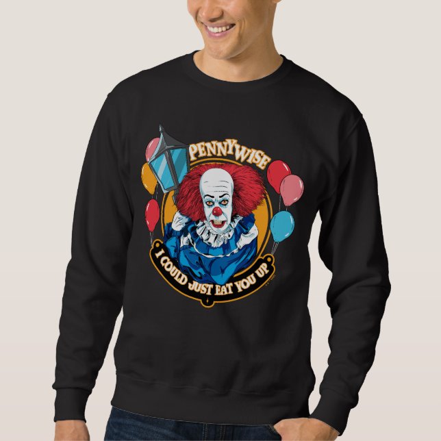 Sudadera Clásico Pennywise - Podría simplemente comerte (Anverso)