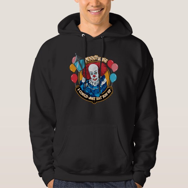 Sudadera Clásico Pennywise - Podría simplemente comerte (Anverso)