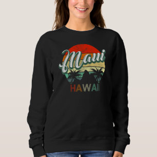 Sudadera Clásico retro vintage Maui Hawaii