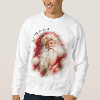 Sudadera Clásico Santa Navidad Vintage Fiesta