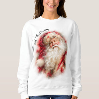 Sudadera Clásico Santa Navidad Vintage Fiesta