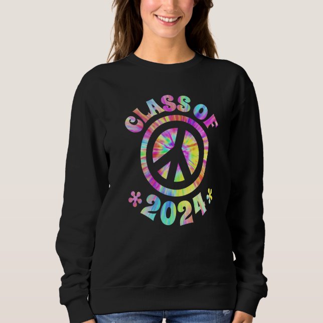 Sudadera Class Of 2024 Graduate Future Graduation Peace Sig (Anverso)