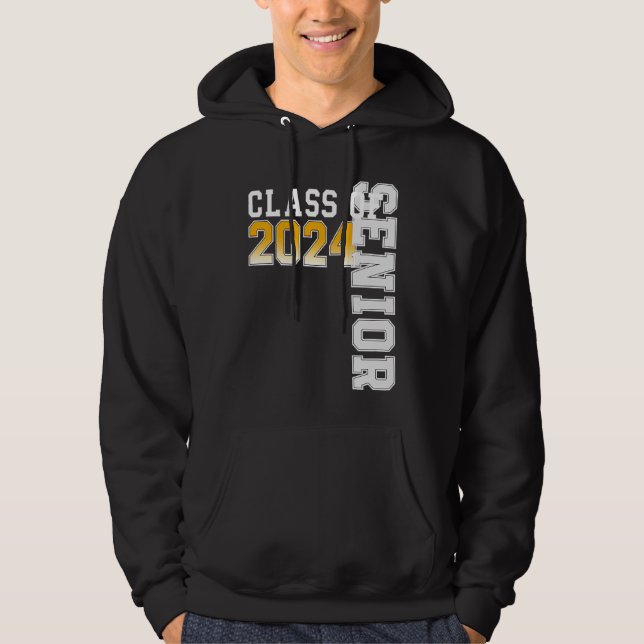 Sudadera Class of 2024 Senior 24 High School Graduation (Anverso)