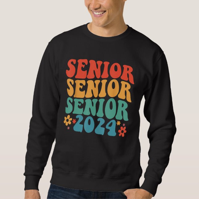Sudadera Class Of 2024 Senior Graduation First Day Of Schoo (Anverso)