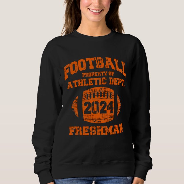 Sudadera Class Of 2024 Senior High School Football College  (Anverso)