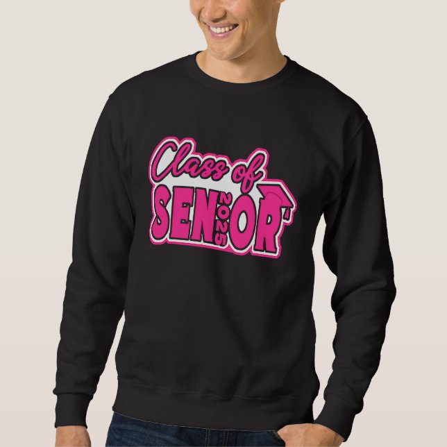 Sudadera Class Of 2025 Senior 25 Graduation Girls Teens Wom (Anverso)
