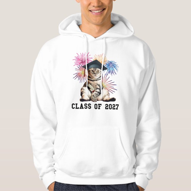 Sudadera Class of 2027 Cat Lover (Anverso)