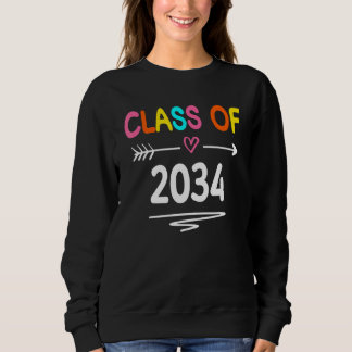 Sudadera Class Of 2034 Grow With Me First Day Of School Gra
